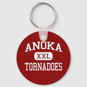 Anoka - Tornadoes - High School - Anoka Minnesota Keychain