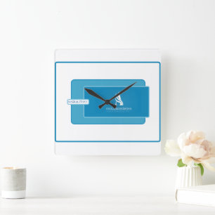 ANOLZIMOKOMOHA SQUARE WALL CLOCK