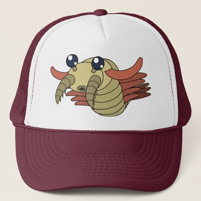 Anomalocaris Prehistoric Printed Trucker Hat (Front)