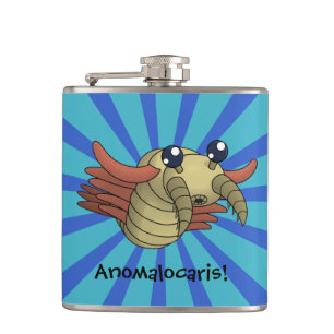 Anomalocaris! The Unusual Shrimp Hip Flask