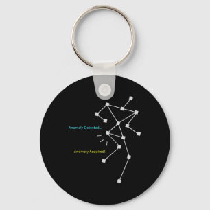 Anomaly Detected Sls Ghost Hunting - Funny Paranor Keychain