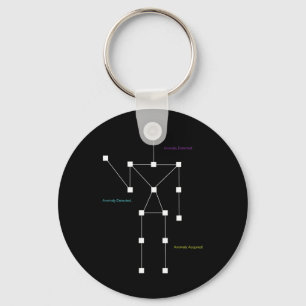 Anomaly Detected Sls Ghost Hunting Shirt - Funny P Keychain