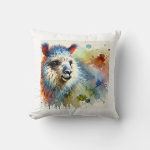 Anon 080824AREF148 - Watercolor Throw Pillow