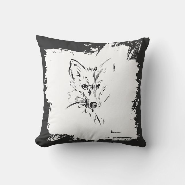Anonimal 1 throw pillow (Front)