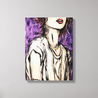 Anonymity 1 | Contemporary Female Portrait Canvas Print