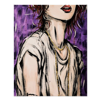 Anonymity 1 | Contemporary Female Portrait Poster