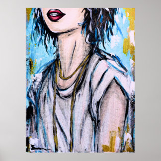 Anonymity 2 | Contemporary Female Portrait Poster