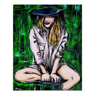 Anonymity 3 | Contemporary Female Portrait Poster