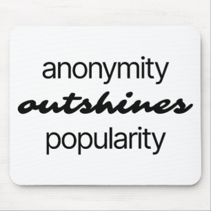 Anonymity Mousepad