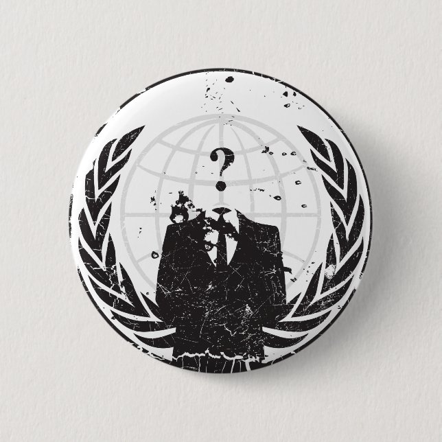 Anonymous 2 Inch Round Button (Front)