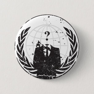 Anonymous 2 Inch Round Button
