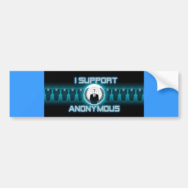 ANONYMOUS BUMPER STICKER (Front)