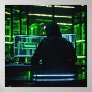 Anonymous Coding Hacker Poster
