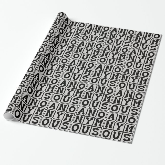 Anonymous, Collective Wrapping Paper (Unrolled)