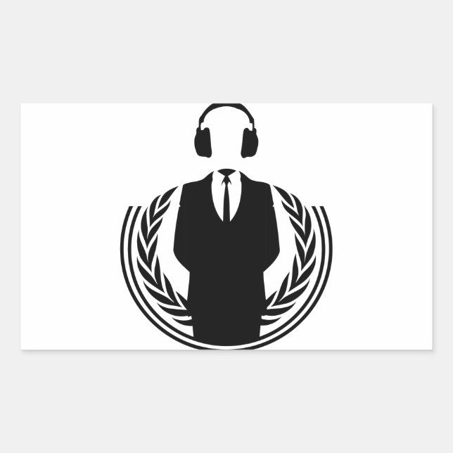 Anonymous DJ Sticker (Front)