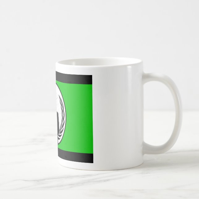 Anonymous flag coffee mug (Right)