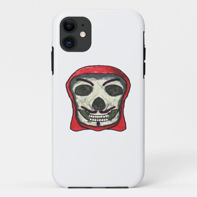 Anonymous Hacker Skull Case-Mate iPhone Case (Back)