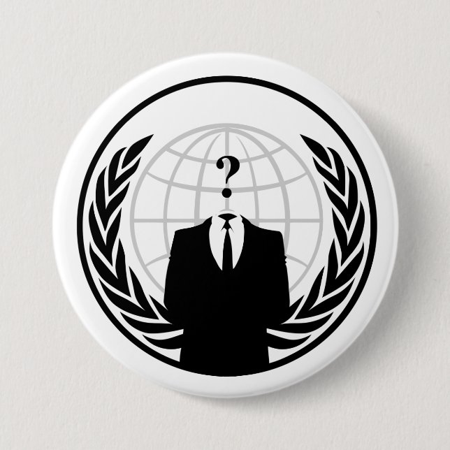 Anonymous International Button (Front)
