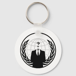 Anonymous International Logo Keychain