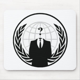 Anonymous International Logo Mouse Pad