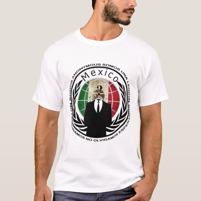 Anonymous Mexico T-Shirt (Front)