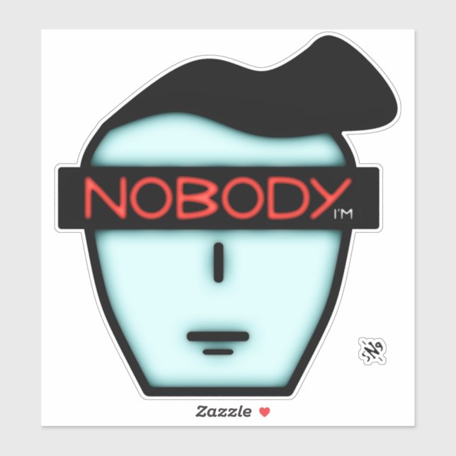 Anonymous Nobody Mysterious Cartoon Face (Sheet)