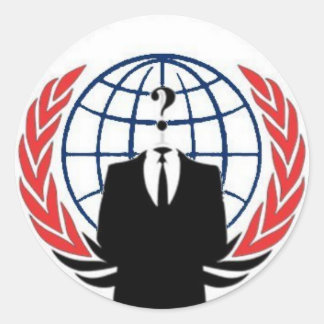 #anonymous ops classic round sticker