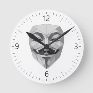 Anonymous origami round clock