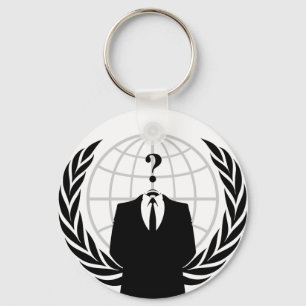 Anonymous Patriotism Keychain