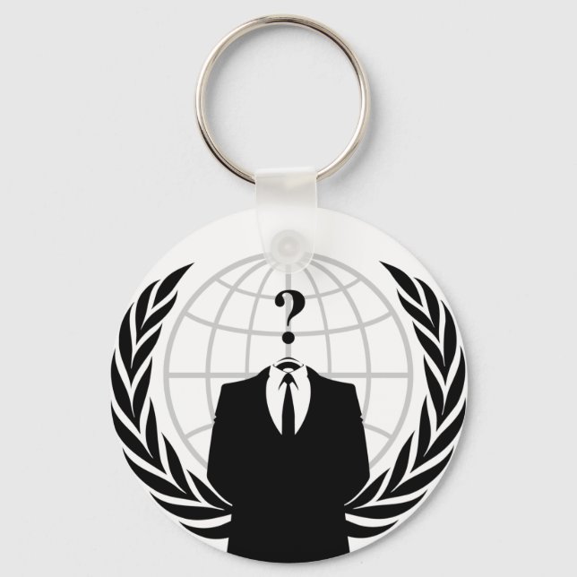 Anonymous Patriotism Keychain (Front)