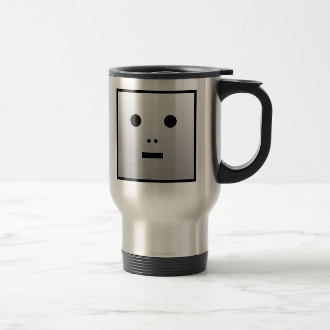 Anonymous Robot - Customized Travel Mug (Right)