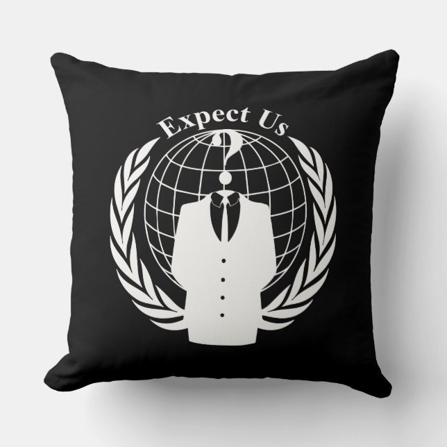 Anonymous seal throw pillow (Front)