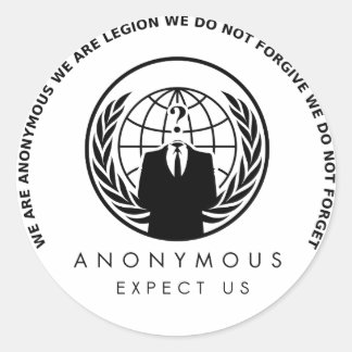 Anonymous sticker