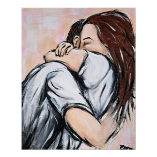 Anonymous Together I – Romantic Couple Wall Art
