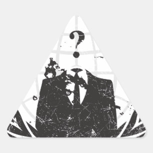 Anonymous Triangle Sticker