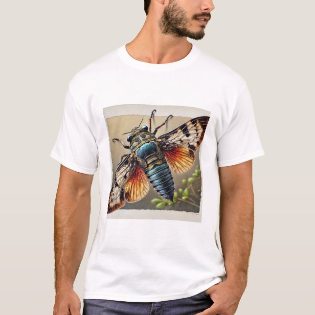 Anoploderomorpha Insect 020924IREF229 - Watercolor T-Shirt (Front)