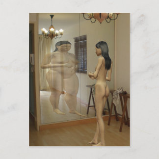 Anorexia Postcard
