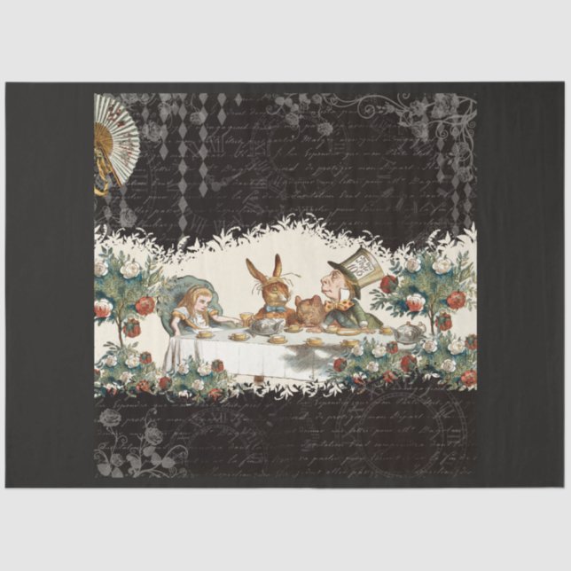 Another Alice in Wonderland Series Design 52 Tissue Paper (Front)