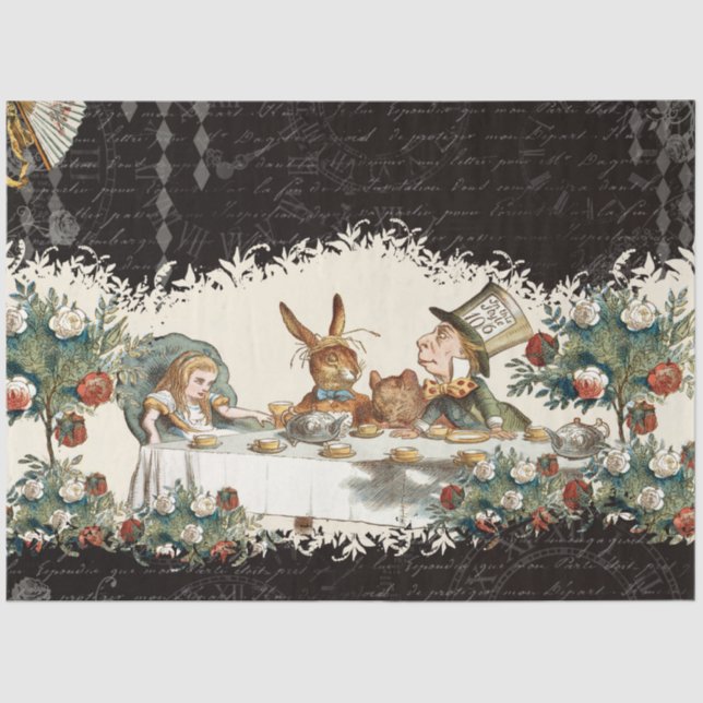 Another Alice in Wonderland Series Design 53 Tissue Paper (Front)