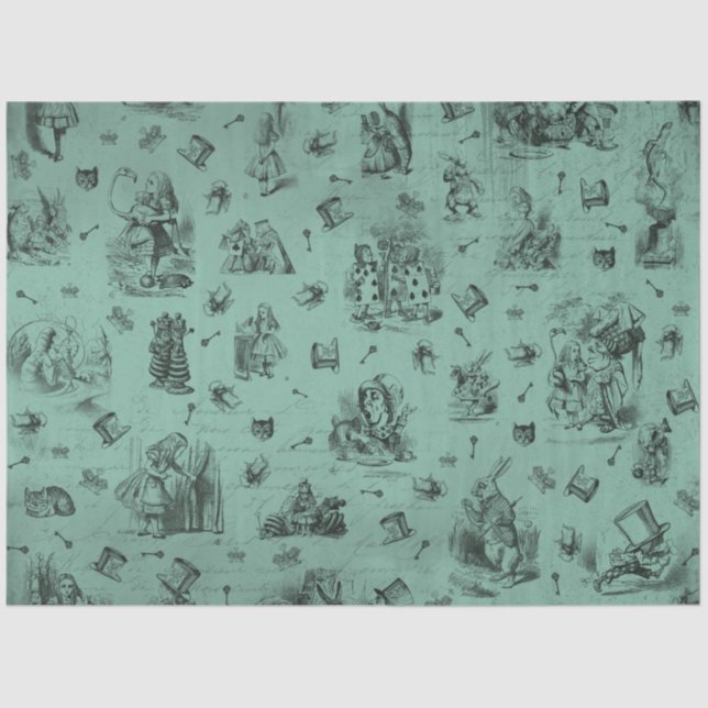 Another Alice in Wonderland Series Design 62 Tissue Paper (Front)