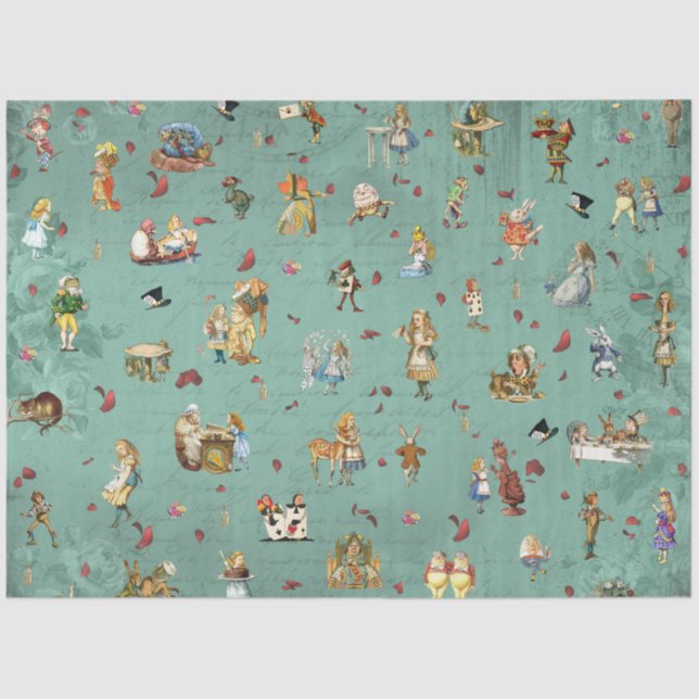 Another Alice in Wonderland Series Design 63 Tissue Paper (Front)