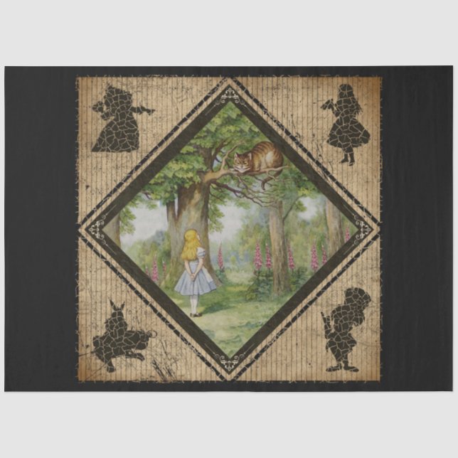 Another Alice in Wonderland Series Design 69 Tissue Paper (Front)