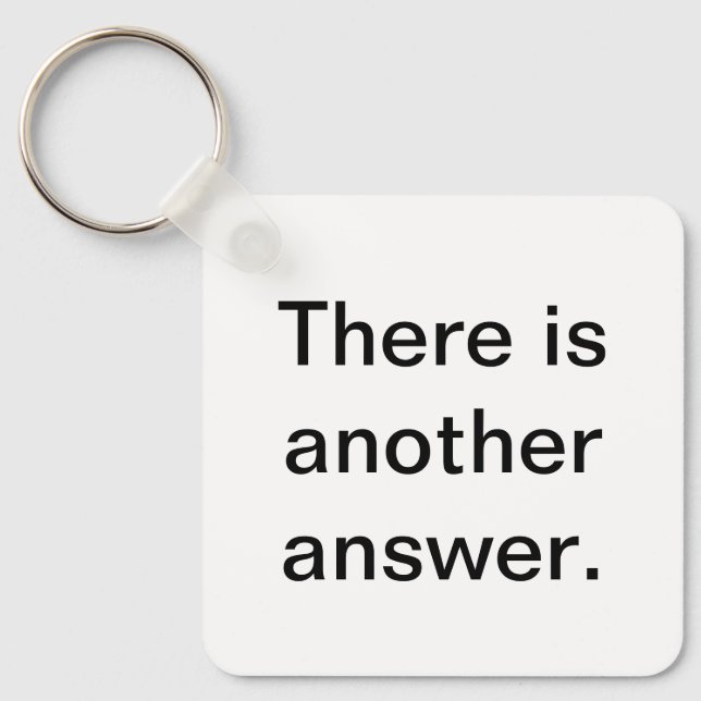 Another Answer Keychain (Front)