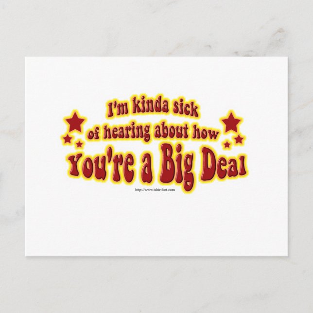 Another Big Deal Design Postcard (Front)