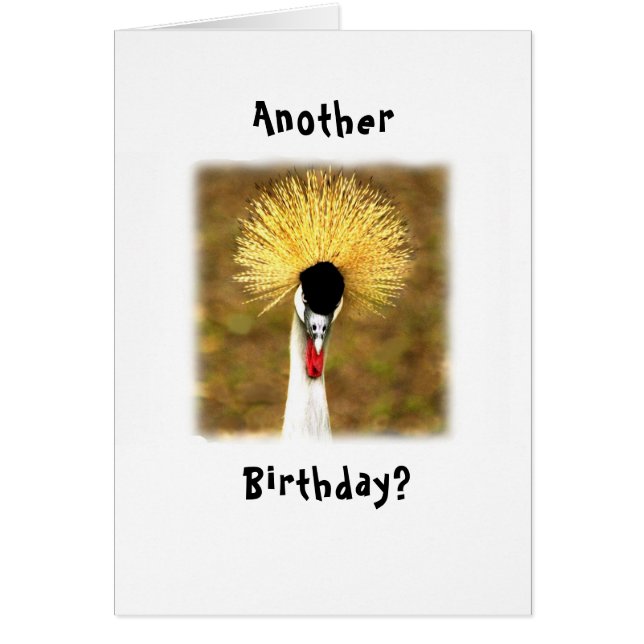 Another Birthday? Wow! Card for Senior Citizen (Front)