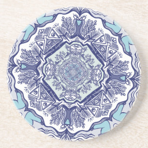 Another blue china inspired design Ceramic Tile Coaster