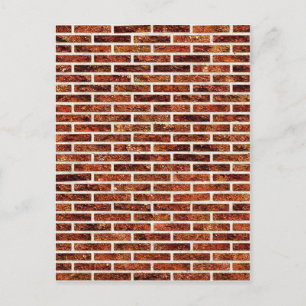 ANOTHER BRICK IN THE WALL! (Red Brick Pattern) ~ Postcard