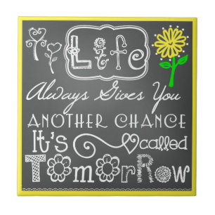 Another Chance Chalkboard Look CeramicTile Tile