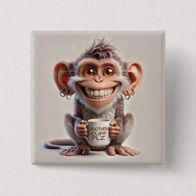 Another Cupp PLZ 2 Inch Square Button (Front)
