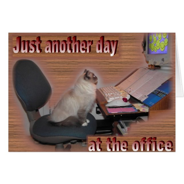 Another day at the office (Front Horizontal)